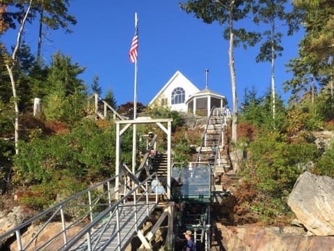 Hillside Trolley on Island in Maine- Stairs Mastered Magazine Article