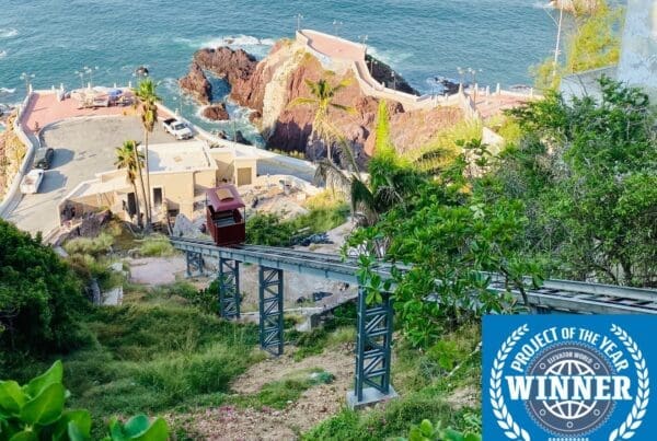 Observatorio 1873 project in Mazatlan MX - Inclined tram award winner 2021