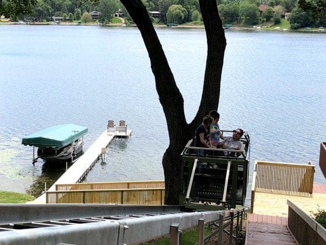 Hill Hiker wheelchair handicap access lake tram lift