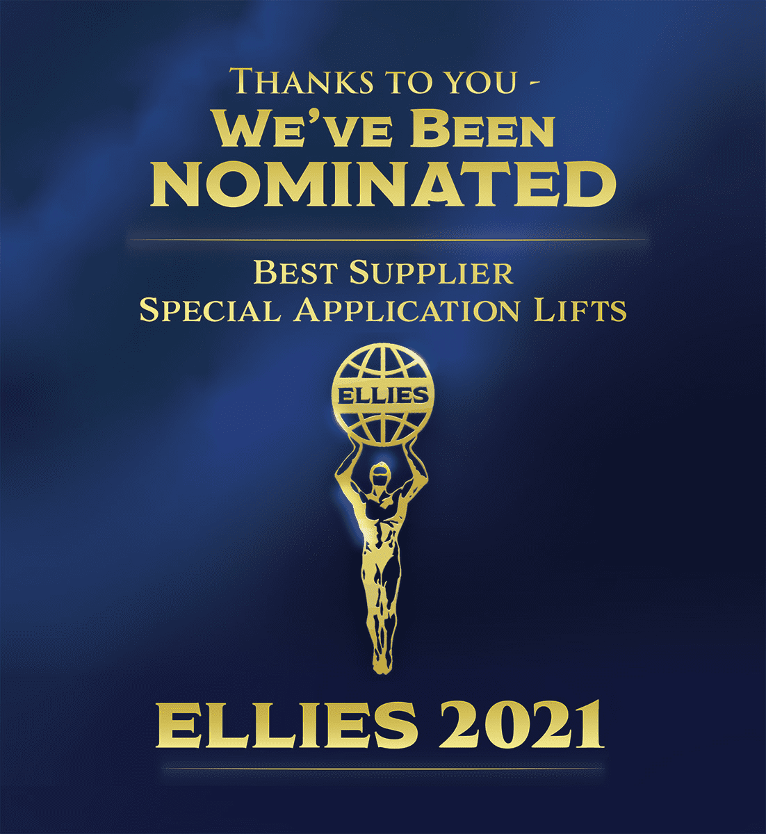 Elevator World 2021 Ellies elevator industry award nomination