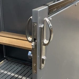 Hill Hiker premium stainless steel sliding door handle and latch