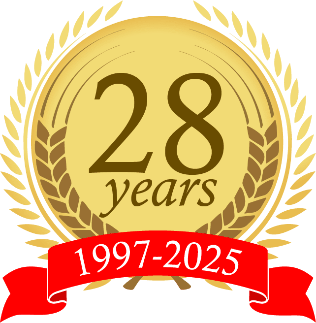 Hill Hiker Inc, 1997 to 2025, 28 years in business anniversary