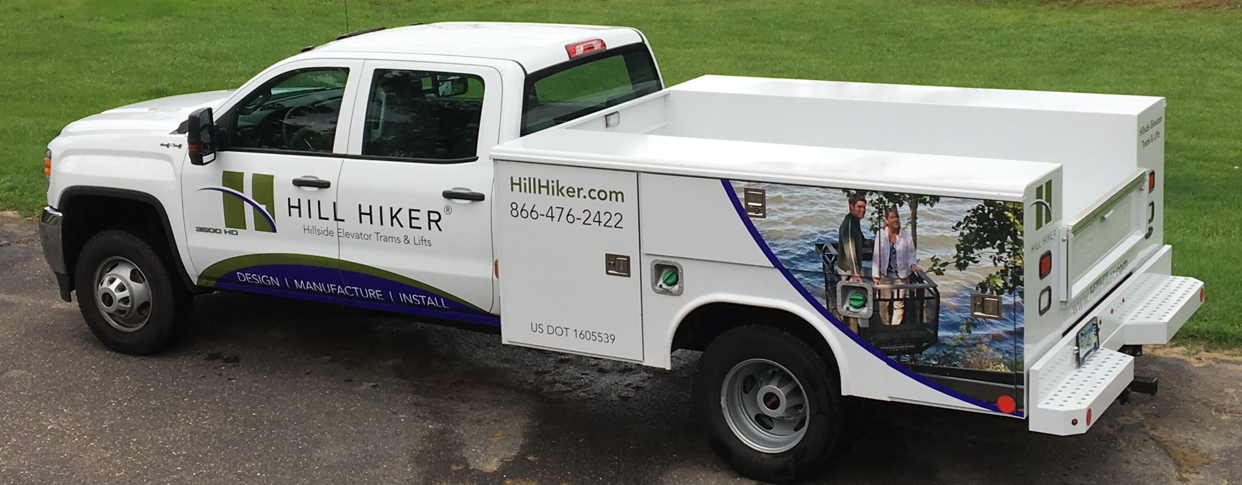 Hill Hiker, Inc. install and service truck