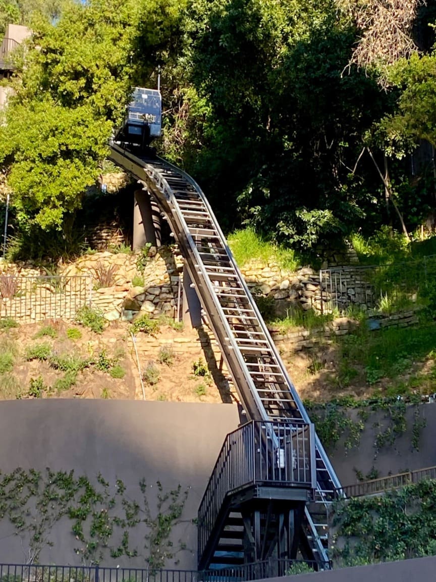 Funicular In House Residential Funicular Landscaping | Hill Hiker, Inc.