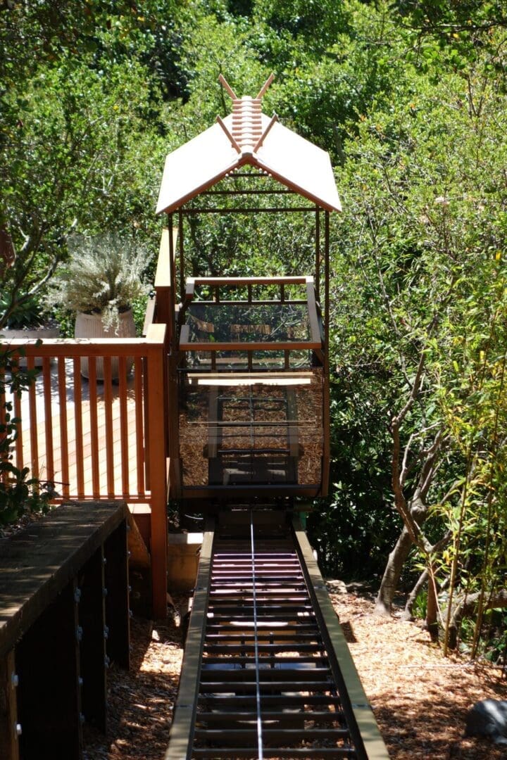 Inclined Elevator Climbing A Hill