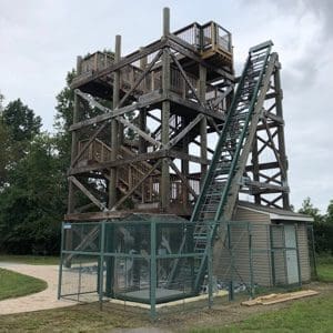 Hill Hiker commercial inclined elevator lift system for outdoor park observation tower