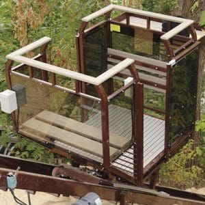 Hill Hiker Hillside Elevator Tram Car with double door option