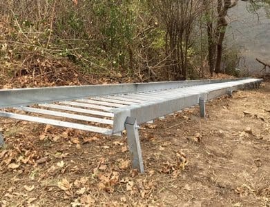 Hill Hiker Lake Tram Galvanized Steel Track Rail