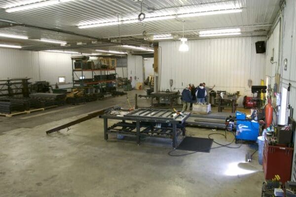 Hill Hiker fabrication shop and assembly shop in Minnesota