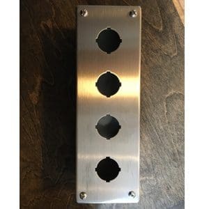 Hill Hiker hillside lift stainless steel control button enclosure